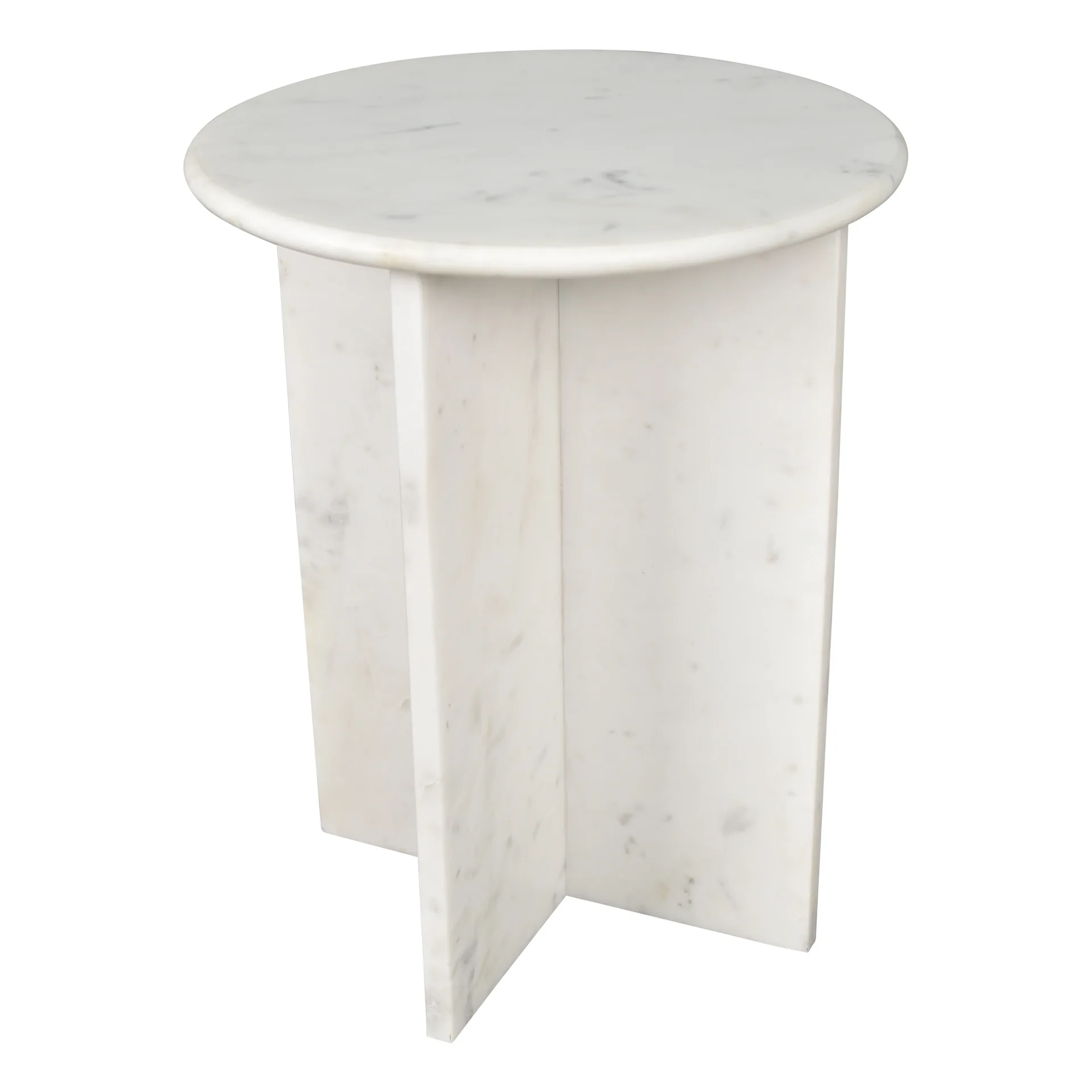 Javier Round Marble Side Table