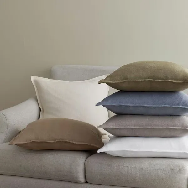 Legends Hotel Solid Linen Decorative Pillow