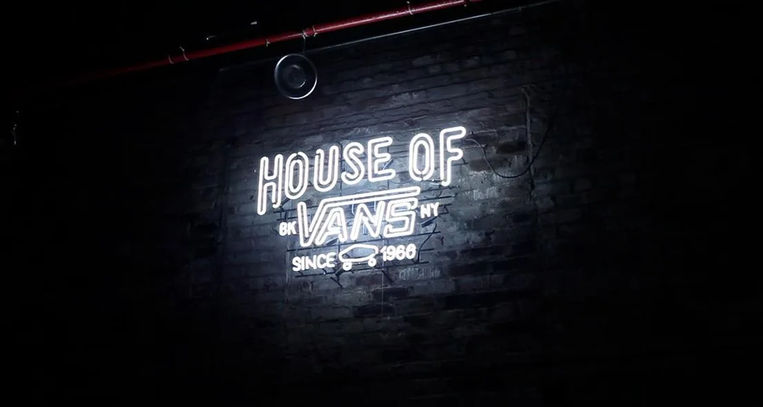 House of Vans Neon Sign