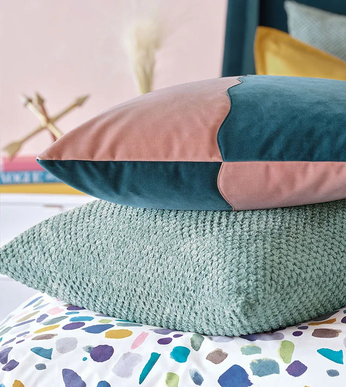 Charlie Colorblock Accent Pillow