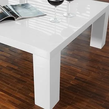 White Square Dining Table