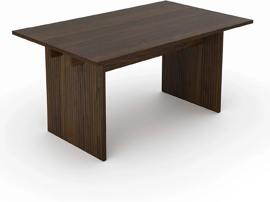 COLAMY Modern Rectangular Wooden Dining Table
