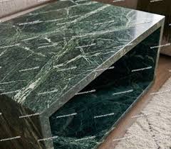 Green Marble Square Coffee Table