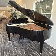 Polished Black Grand Piano
