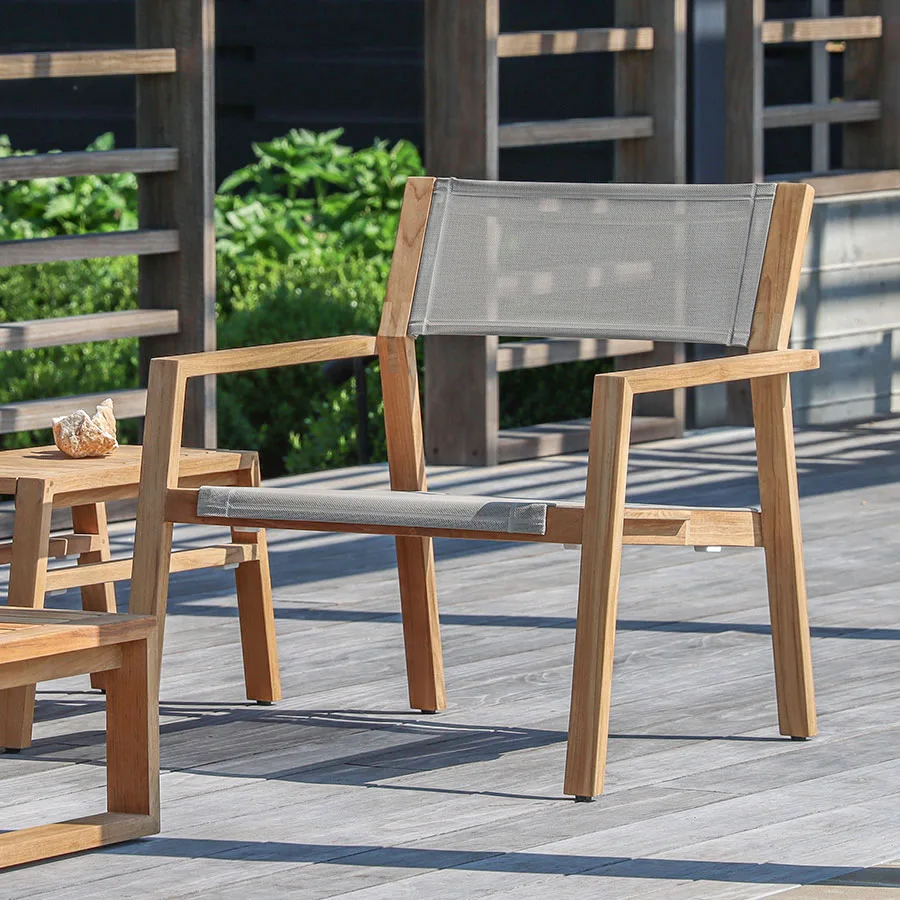 Summit Teak Outdoor Lounge Chair