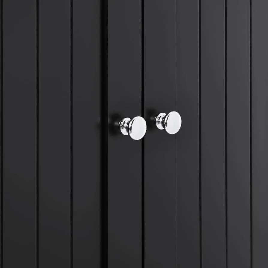 Matte Black Built In Cabinet