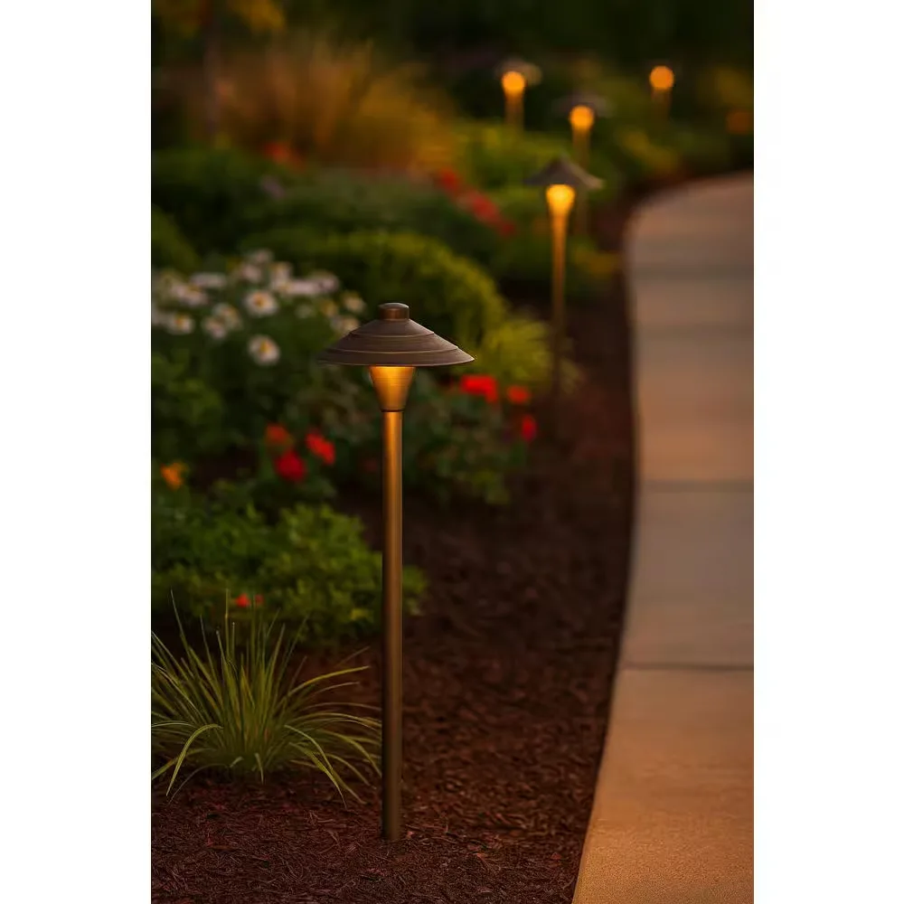 Hinkley Hardy Island Matte Bronze Conical Pathway Light