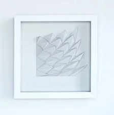 Geometric Framed 3D Paper Art