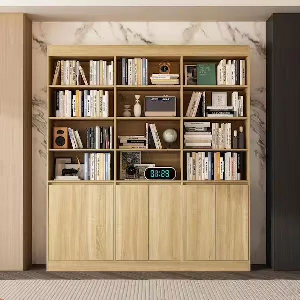 Modern Wood Modular Bookcase