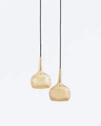 Brushed Brass Metal Pendant Light