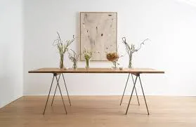 Frama Trestle Dining Table Minimalist Rectangular Dining Table