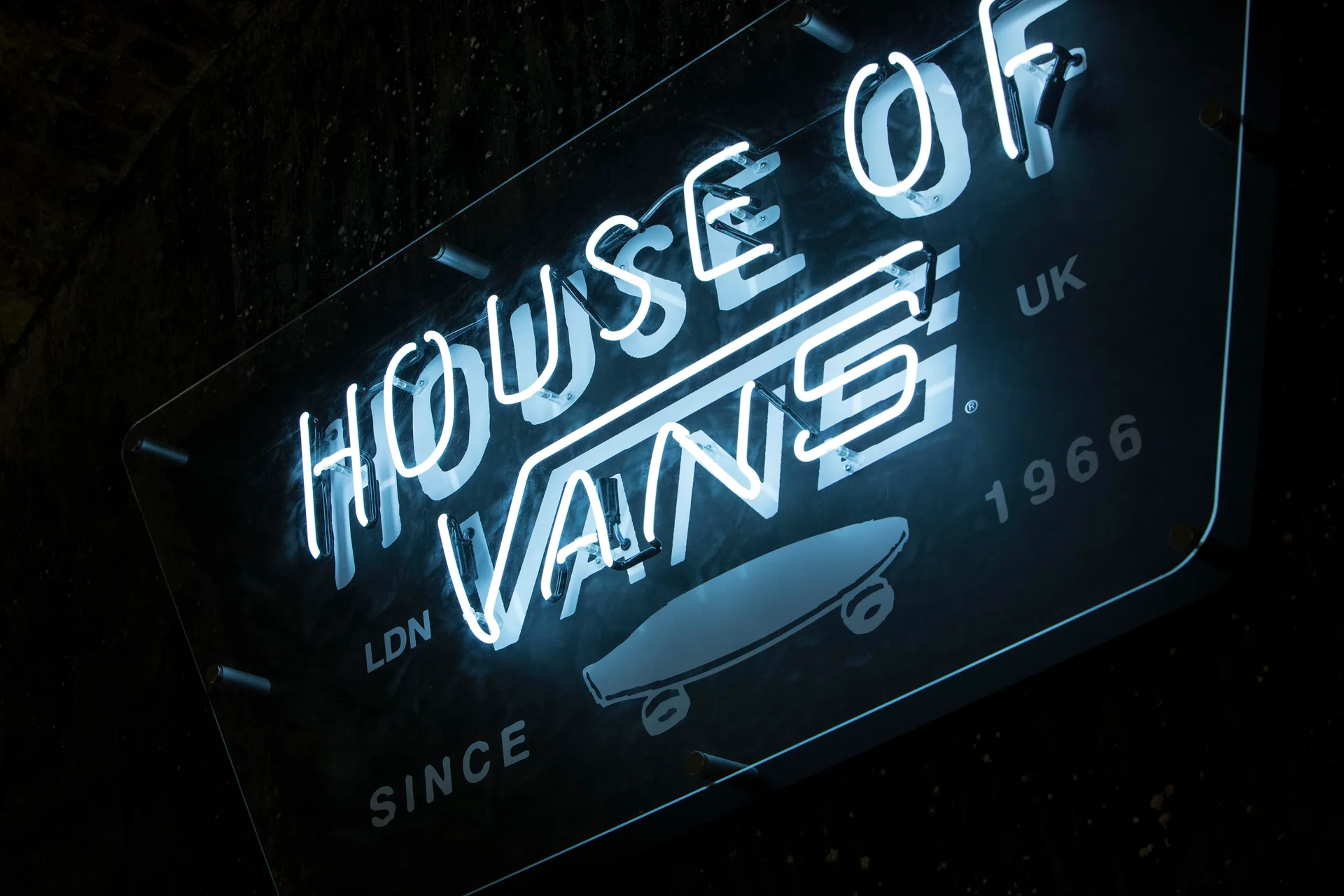 House of Vans Neon Sign