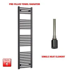 Black Electric Towel Rails | Matt Black