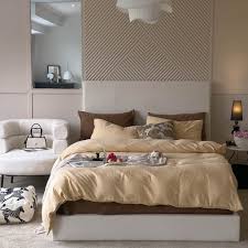 Solid Cotton Bedding Set