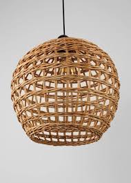 Natural Rattan Woven Pendant Light