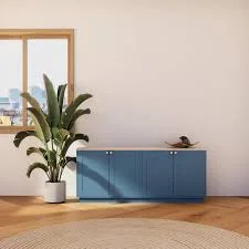Lundia Basics Blue Rectangular Floating Sideboard