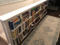 White Low Bookcase