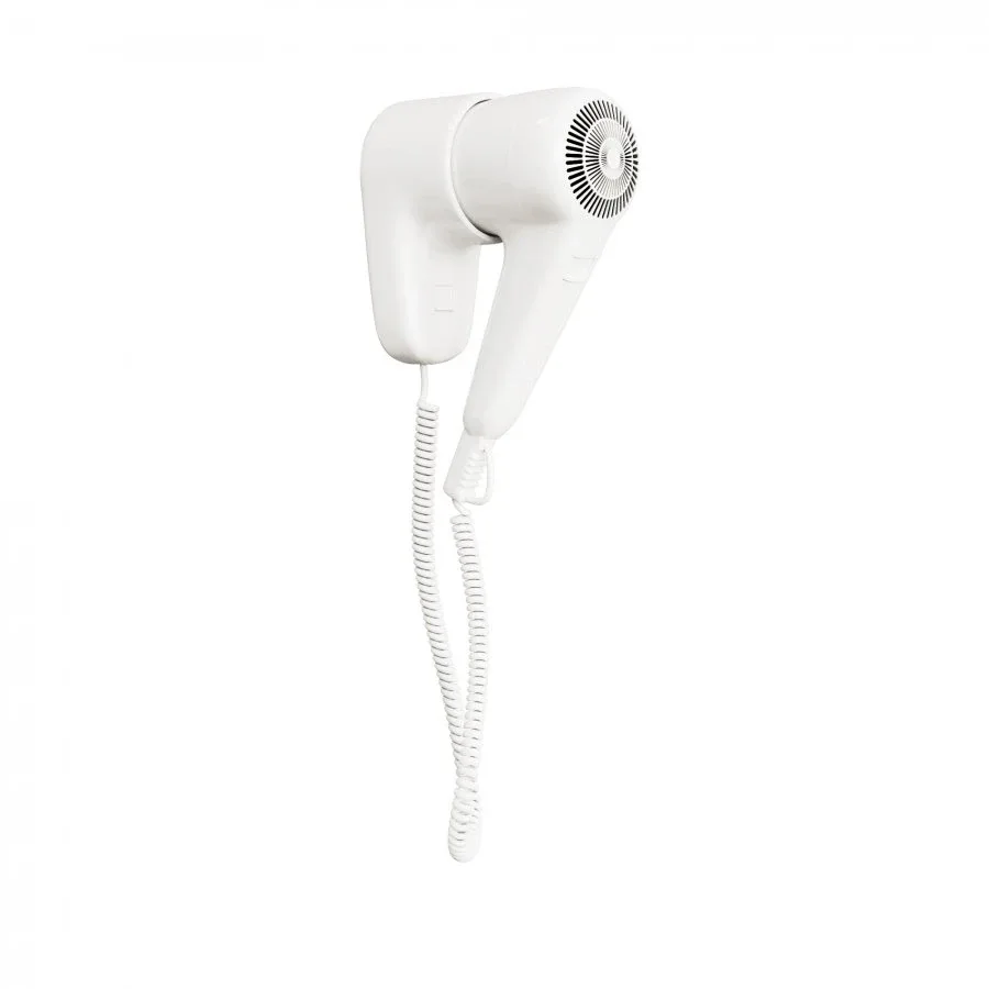 White Wall Mounted Hair Dryer