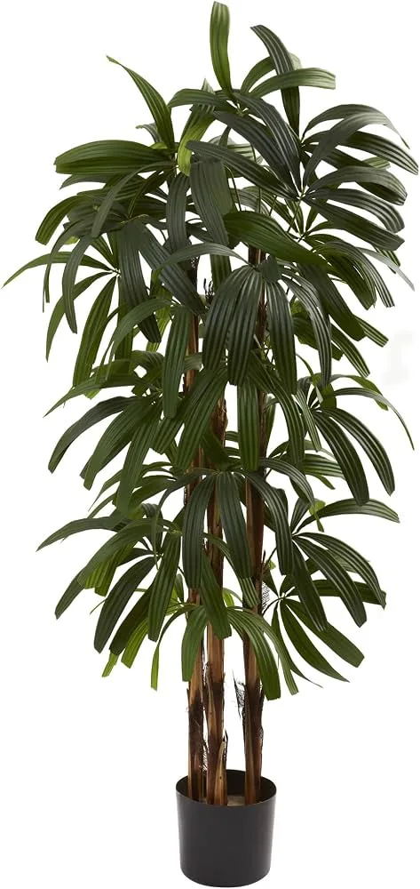 Nearly Natural Raphis Palm Potted Plant