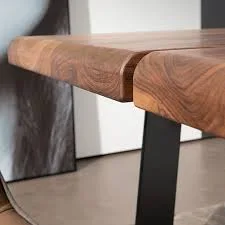 Solid Wood Live Edge Dining Table