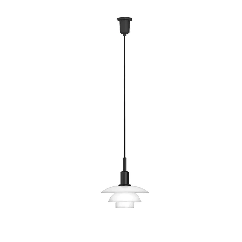 Louis Poulsen Scandinavian Glass Pendant Light