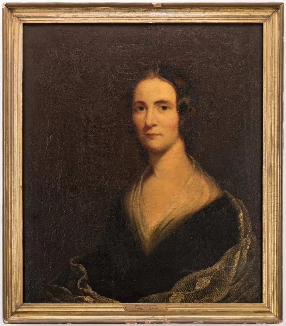 John Wesley Jarvis Classical Framed Portrait Painting