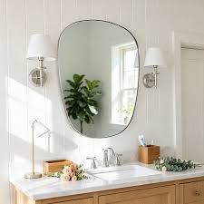 Organic Asymmetric Wall Mirror