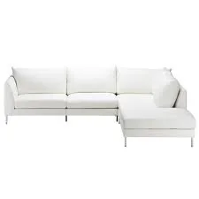 Luonto Loft Modern White Sectional Sofa
