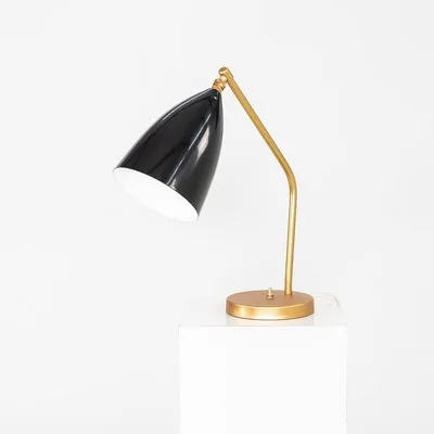 GUBI Grashoppa Mid-Century Modern Brass Table Lamp