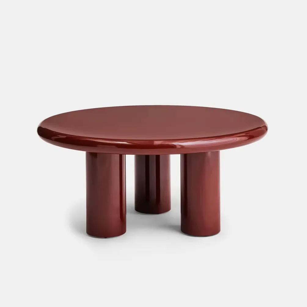 Lacquered Round Coffee Table
