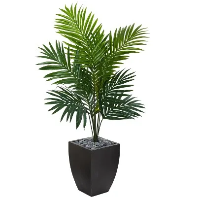 Nearly Natural Kentia Palm Potted Palm Plant