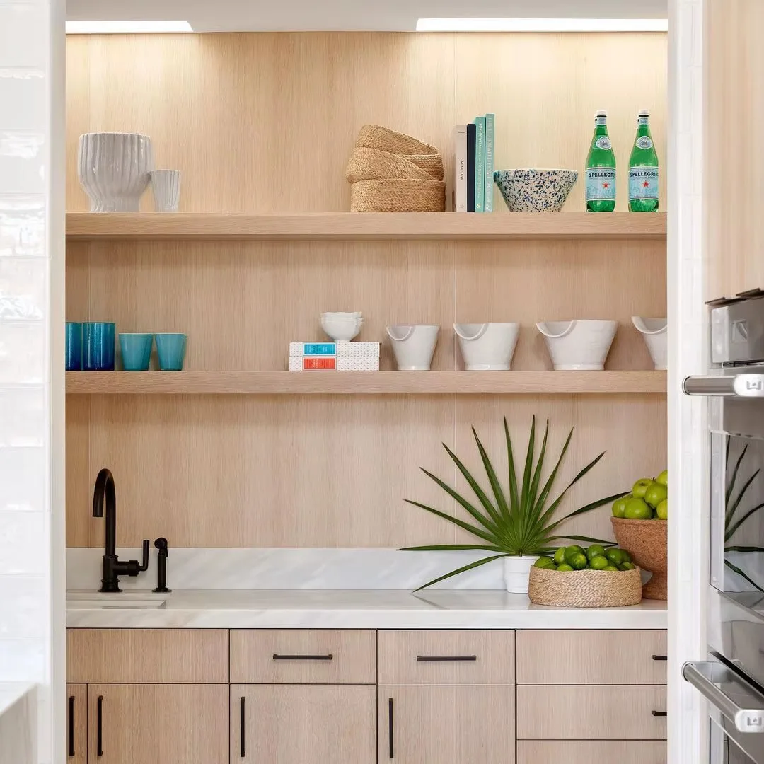 Natural Wood Kitchen Island
