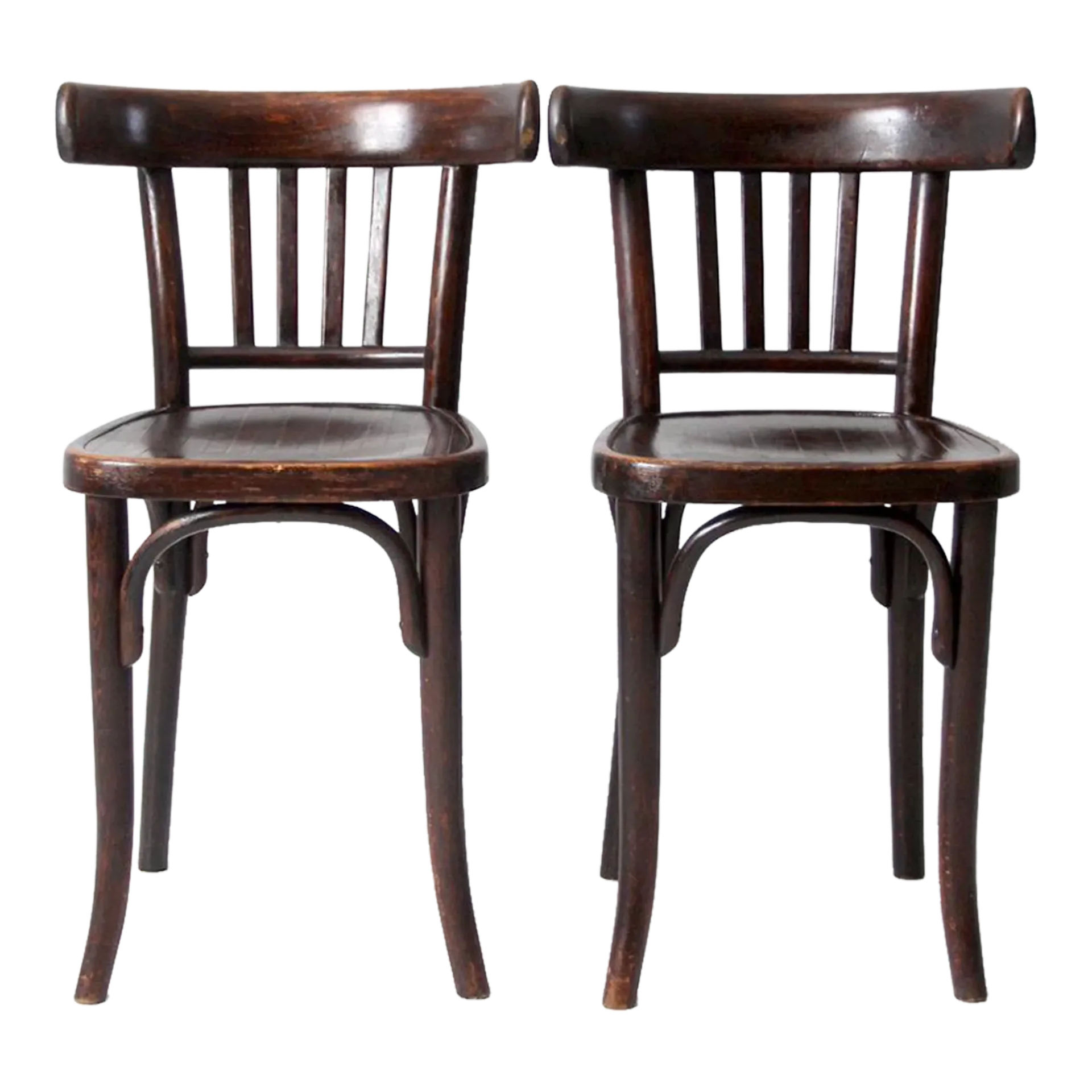 Antique Thonet Bistro Chairs Pair