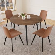 Walnut Round Dining Table