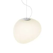 Gregg White Glass Organic Pendant Light