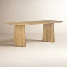 Solid Oak Rectangular Dining Table