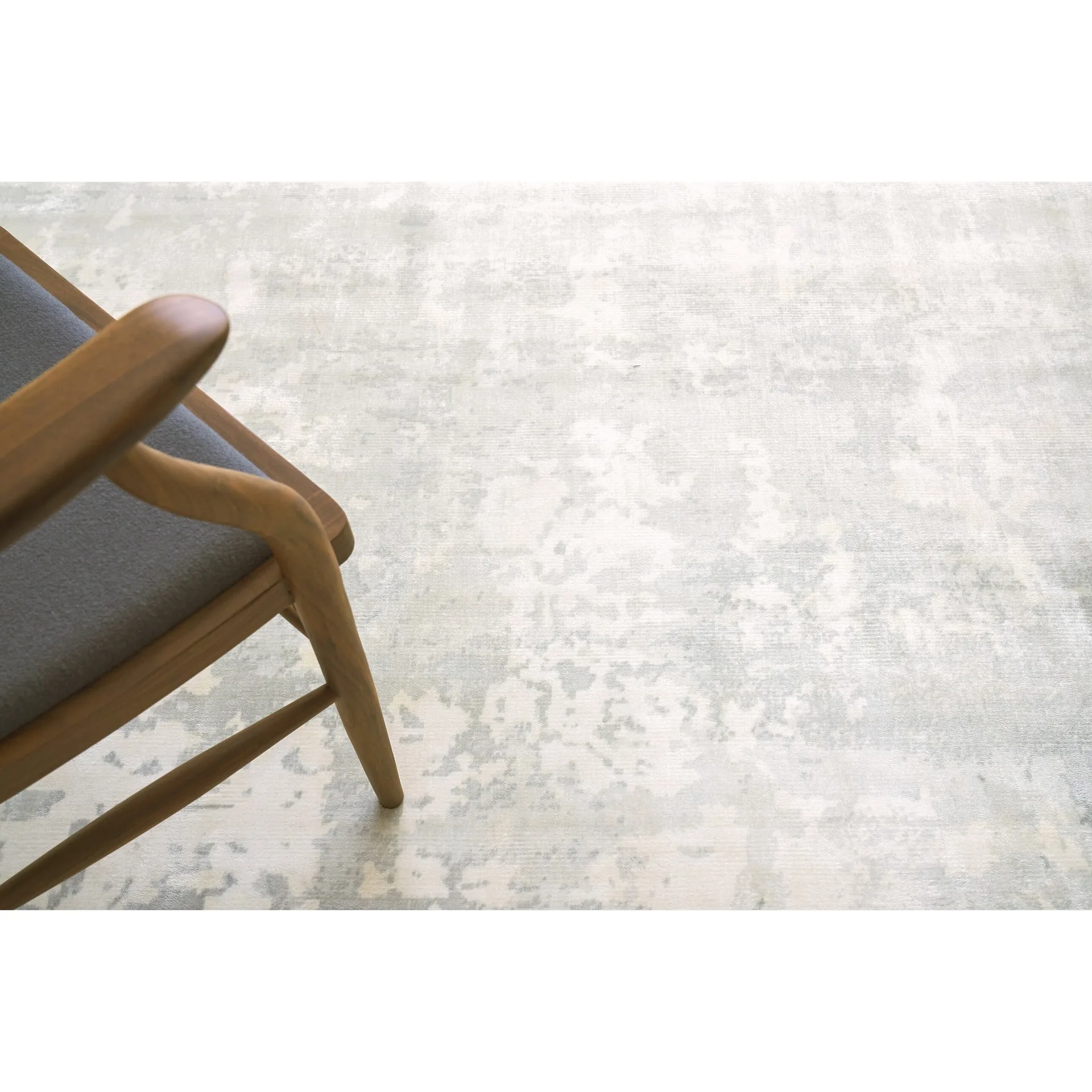 Koda Silver Abstract Area Rug