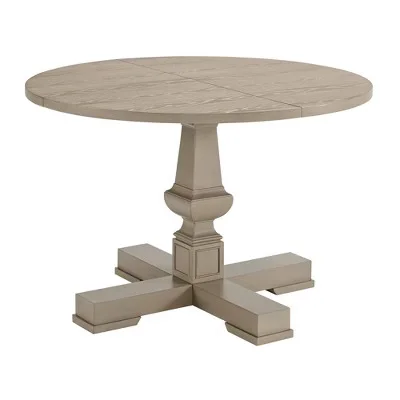 Rumson Round Oak Pedestal Dining Table
