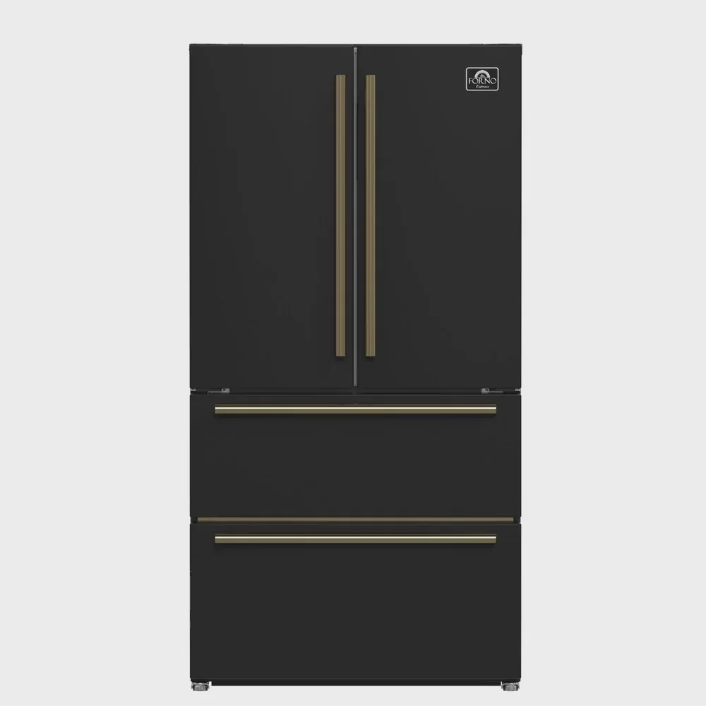Forno Espresso Moena Matte Black Refrigerator