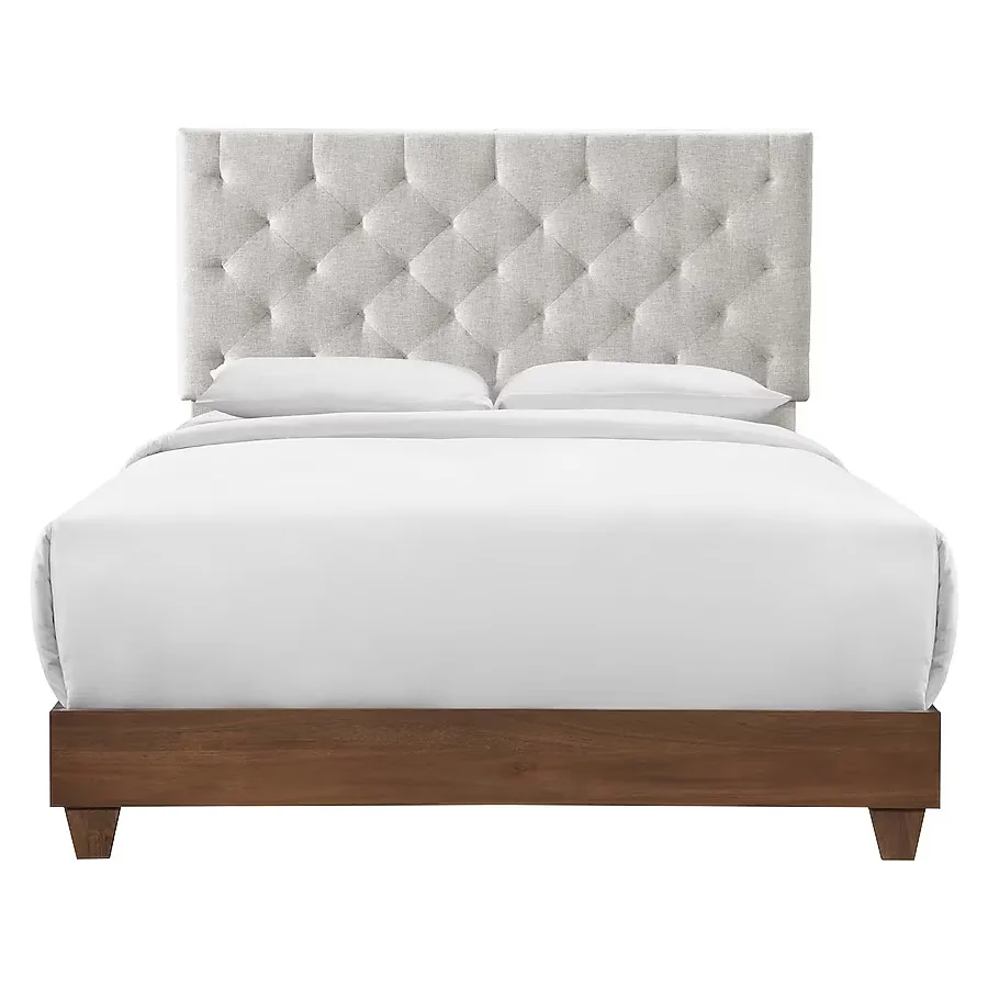 Tufted Upholstered Bed