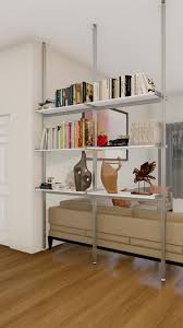 Modern Aluminum Open Shelving Unit