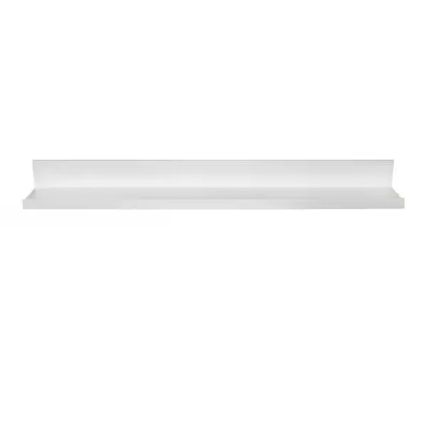 Minimalist White Floating Shelf