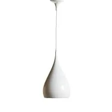 Glossy Teardrop Pendant Light