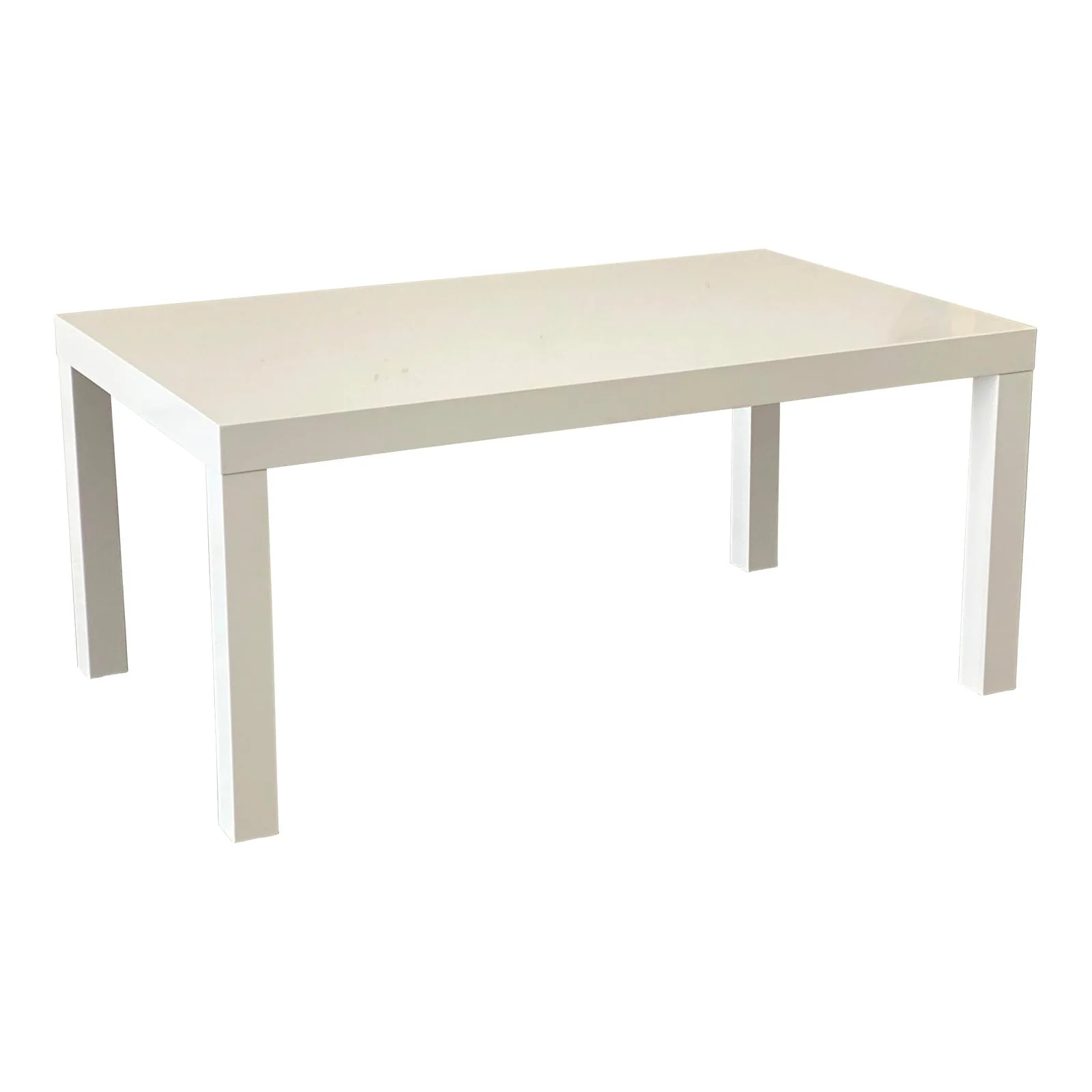 West Elm Parsons White Rectangular Dining Table