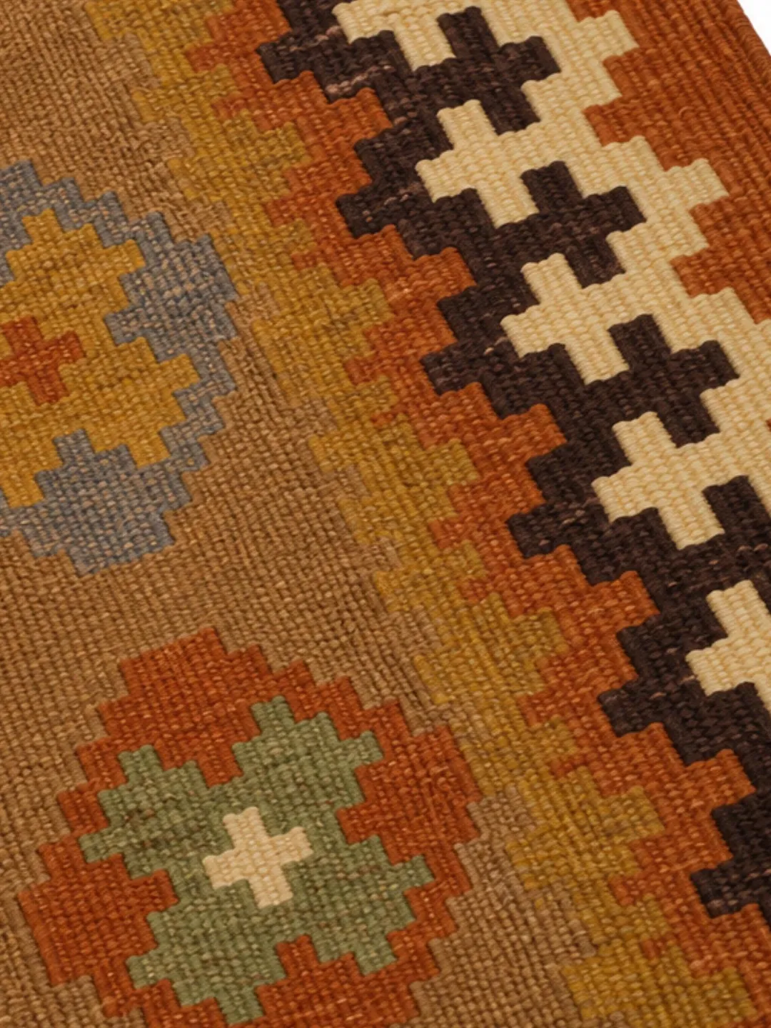 Kilim Geometric Wool Area Rug