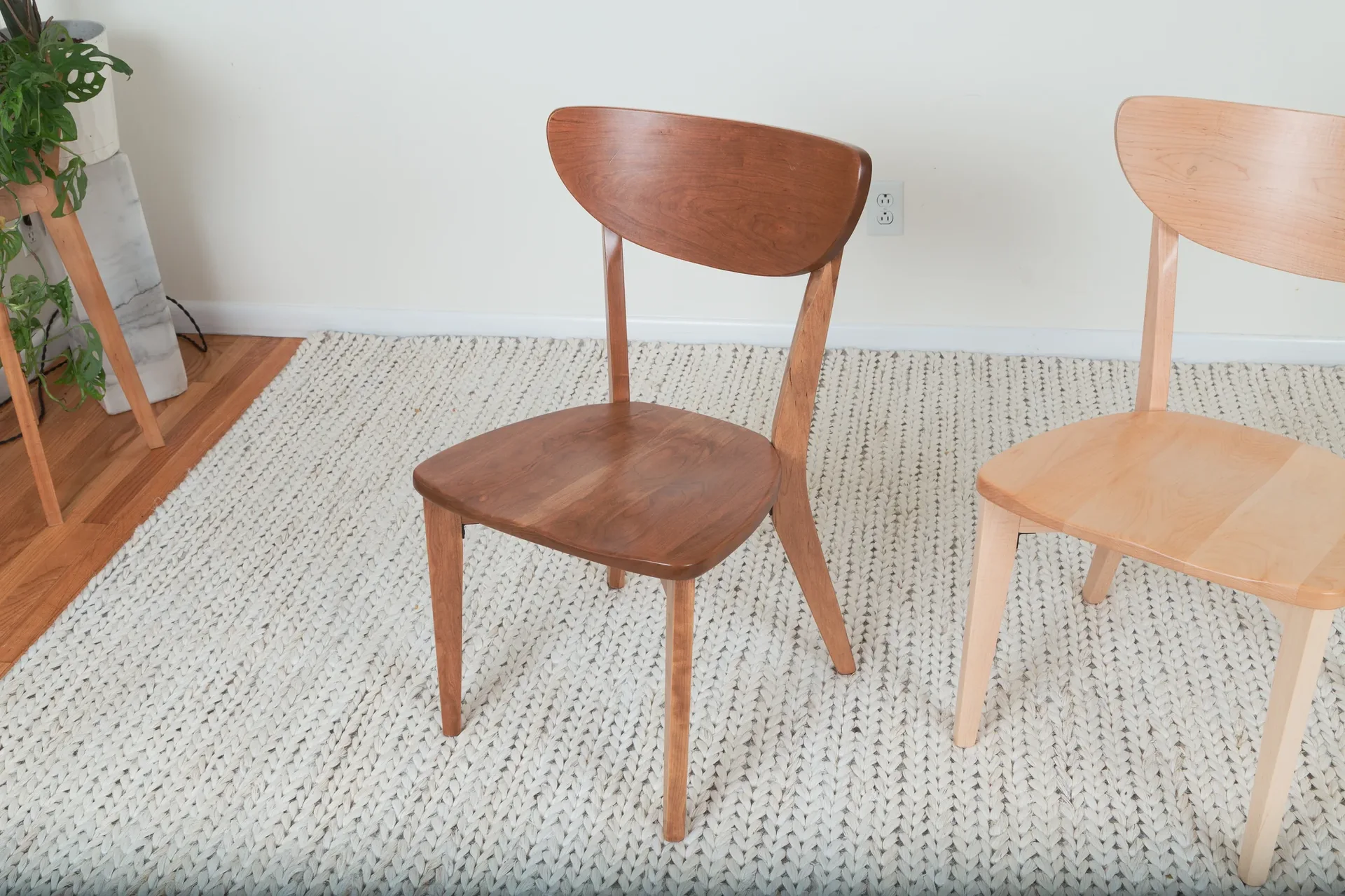 Seymour Mid-Century Modern Wood Dining Chair