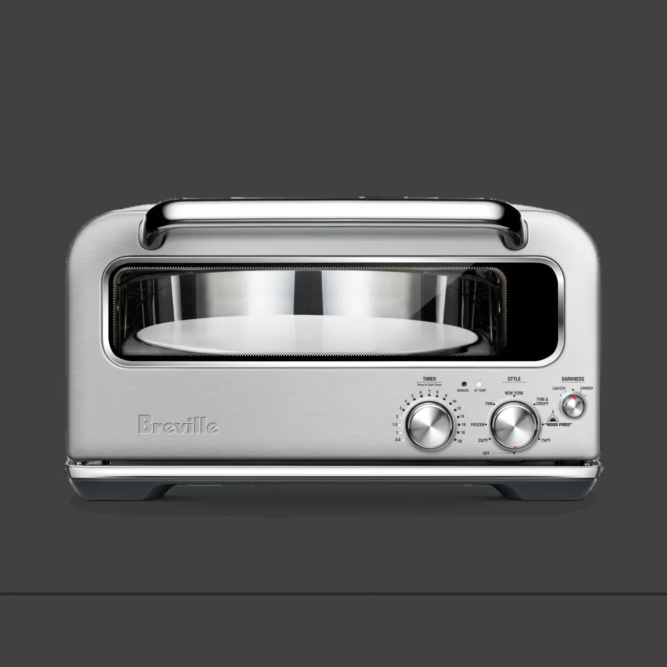 Brushed Steel Toaster Oven