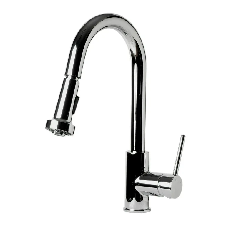 ALFI Brand Polished Chrome Kitchen Faucet