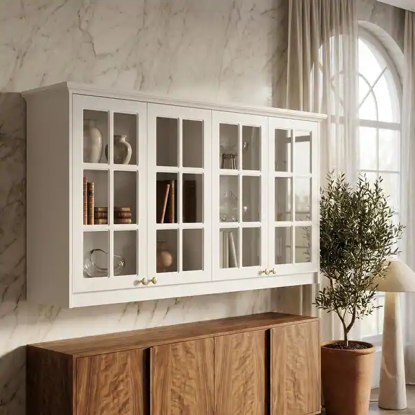White Shaker Wall Cabinet