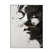 Black and White Abstract Wall Art